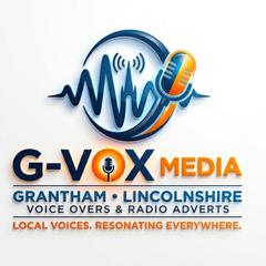 G-Vox Media logo — Grantham, Lincolnshire voice overs and radio adverts